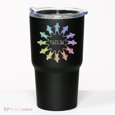 Matilda Musical Theatre Gradient Colour Circle Tumbler