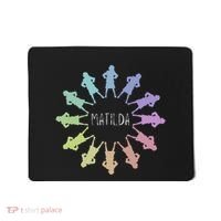 Matilda Musical Theatre Gradient Colour Circle Mousepad thumb 0