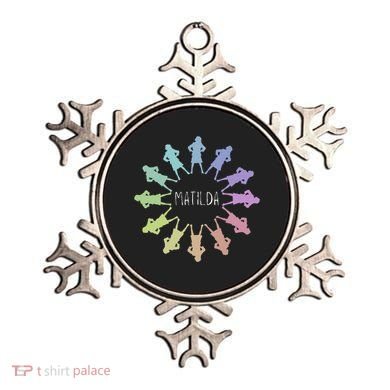 Matilda Musical Theatre Gradient Colour Circle Ornament