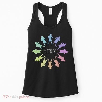 Matilda Musical Theatre Gradient Colour Circle Women's Tank Top