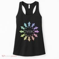 Matilda Musical Theatre Gradient Colour Circle Women's Tank Top thumb 0
