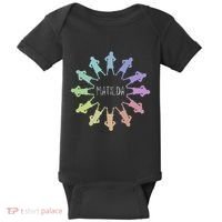 Matilda Musical Theatre Gradient Colour Circle Baby Bodysuit thumb 0