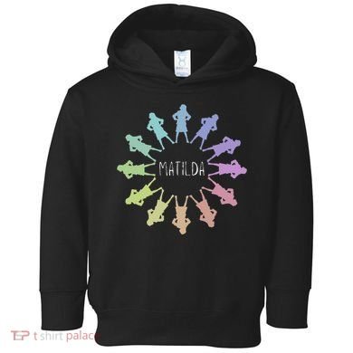 Matilda Musical Theatre Gradient Colour Circle Toddler Hoodie