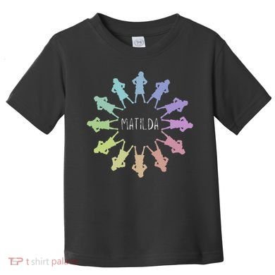 Matilda Musical Theatre Gradient Colour Circle Toddler T-Shirt