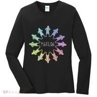 Matilda Musical Theatre Gradient Colour Circle Women's Long Sleeve Shirt thumb 0