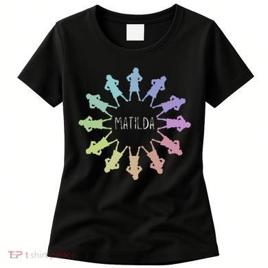 Matilda Musical Theatre Gradient Colour Circle Women's T-Shirt