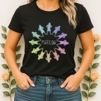 Matilda Musical Theatre Gradient Colour Circle Women's T-Shirt thumb 2
