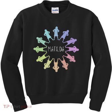 Matilda Musical Theatre Gradient Colour Circle Kids Sweatshirt
