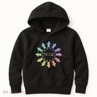 Matilda Musical Theatre Gradient Colour Circle Kids Hoodie thumb 0