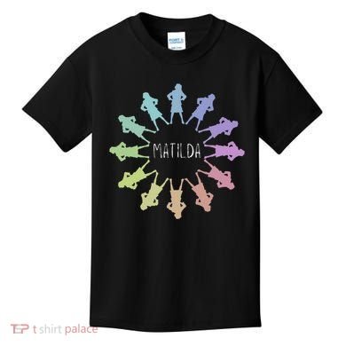 Matilda Musical Theatre Gradient Colour Circle Kids T-Shirt