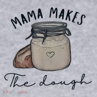 Mama Makes The Dough Sour Dough Bread Homemade Mom Women's Sweatshirt thumb 2