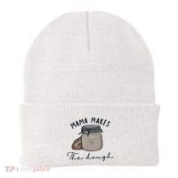 Mama Makes The Dough Sour Dough Bread Homemade Mom Beanie thumb 0