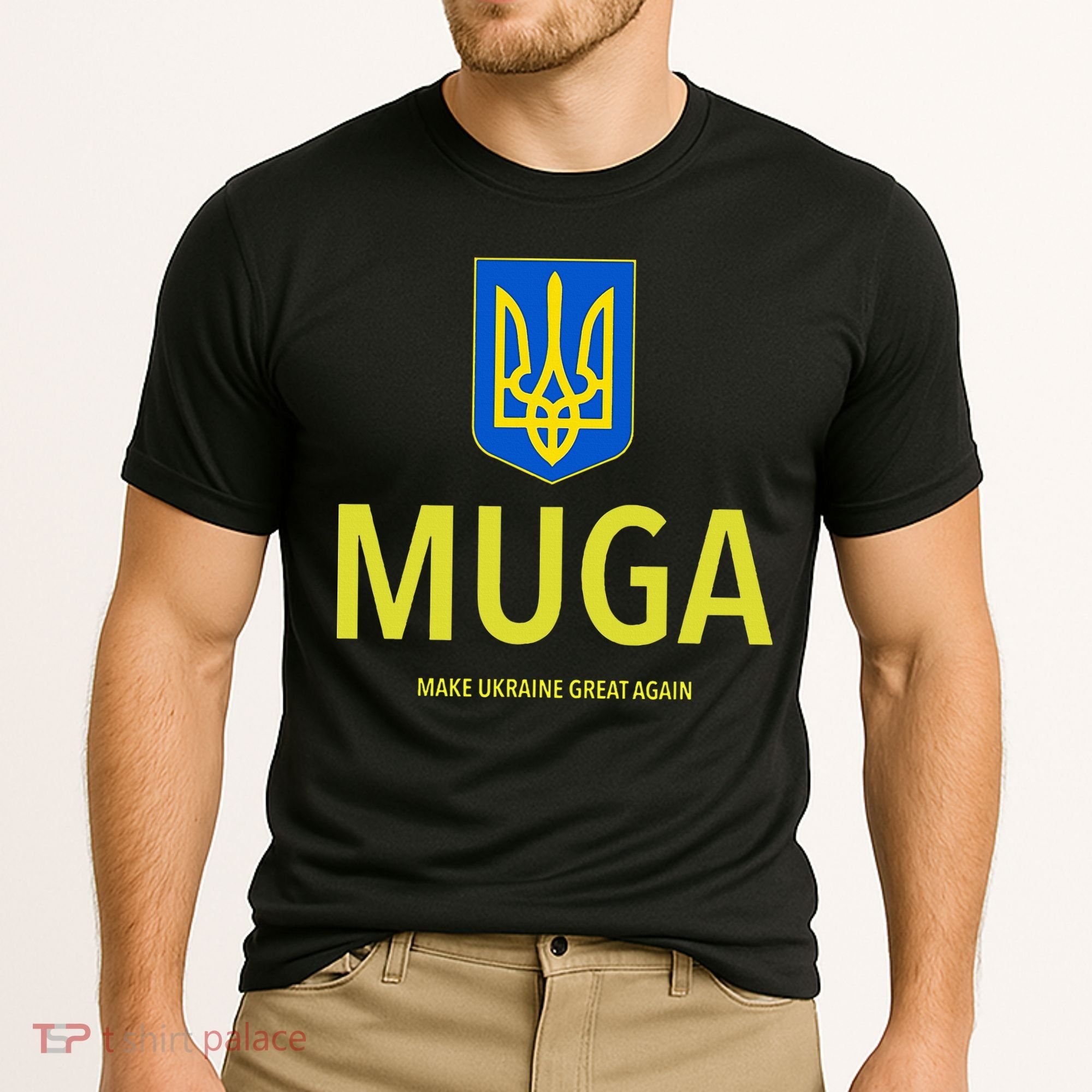 Muga Make Ukraine Great Again Cooling Performance Crew T-Shirt