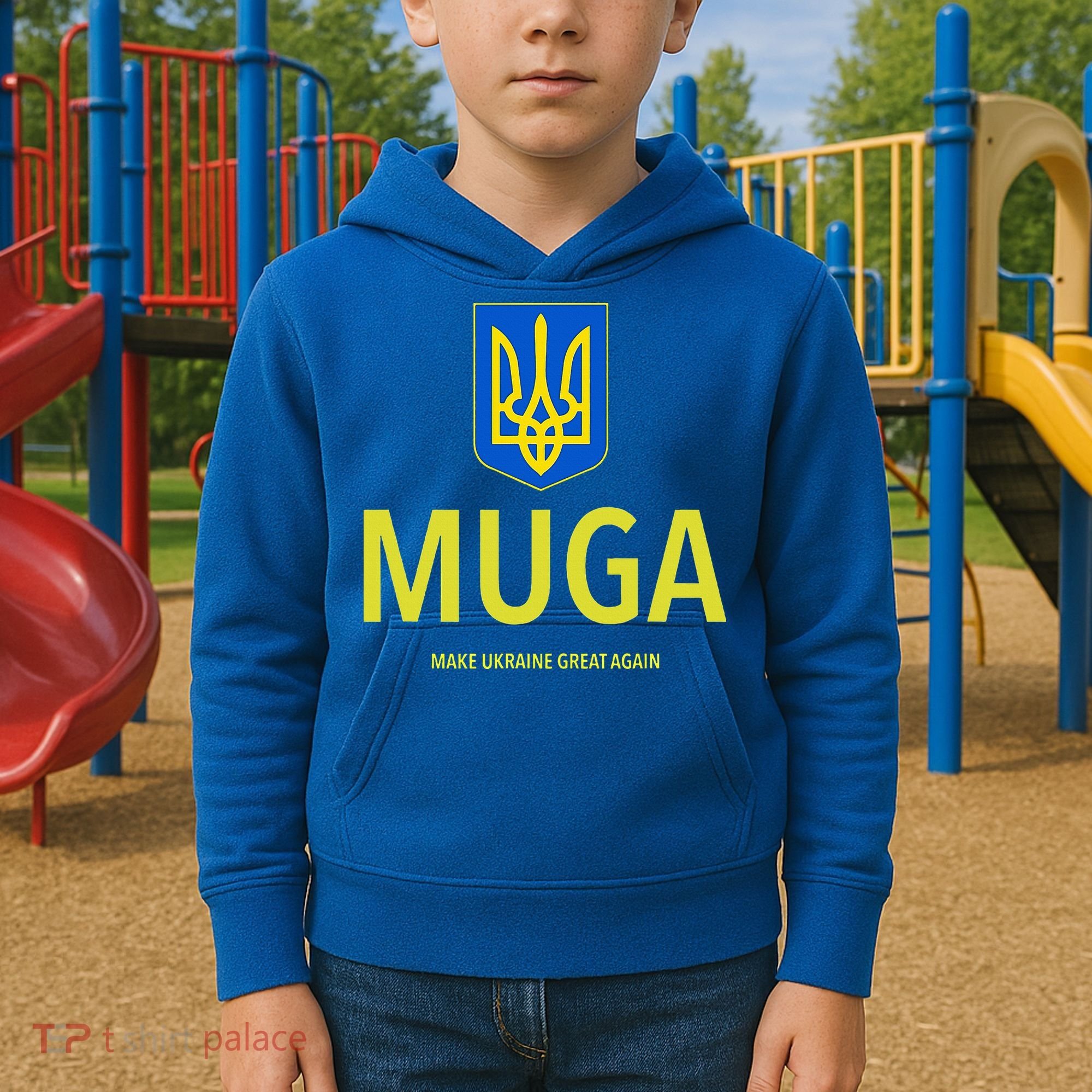 Muga Make Ukraine Great Again Kids Hoodie