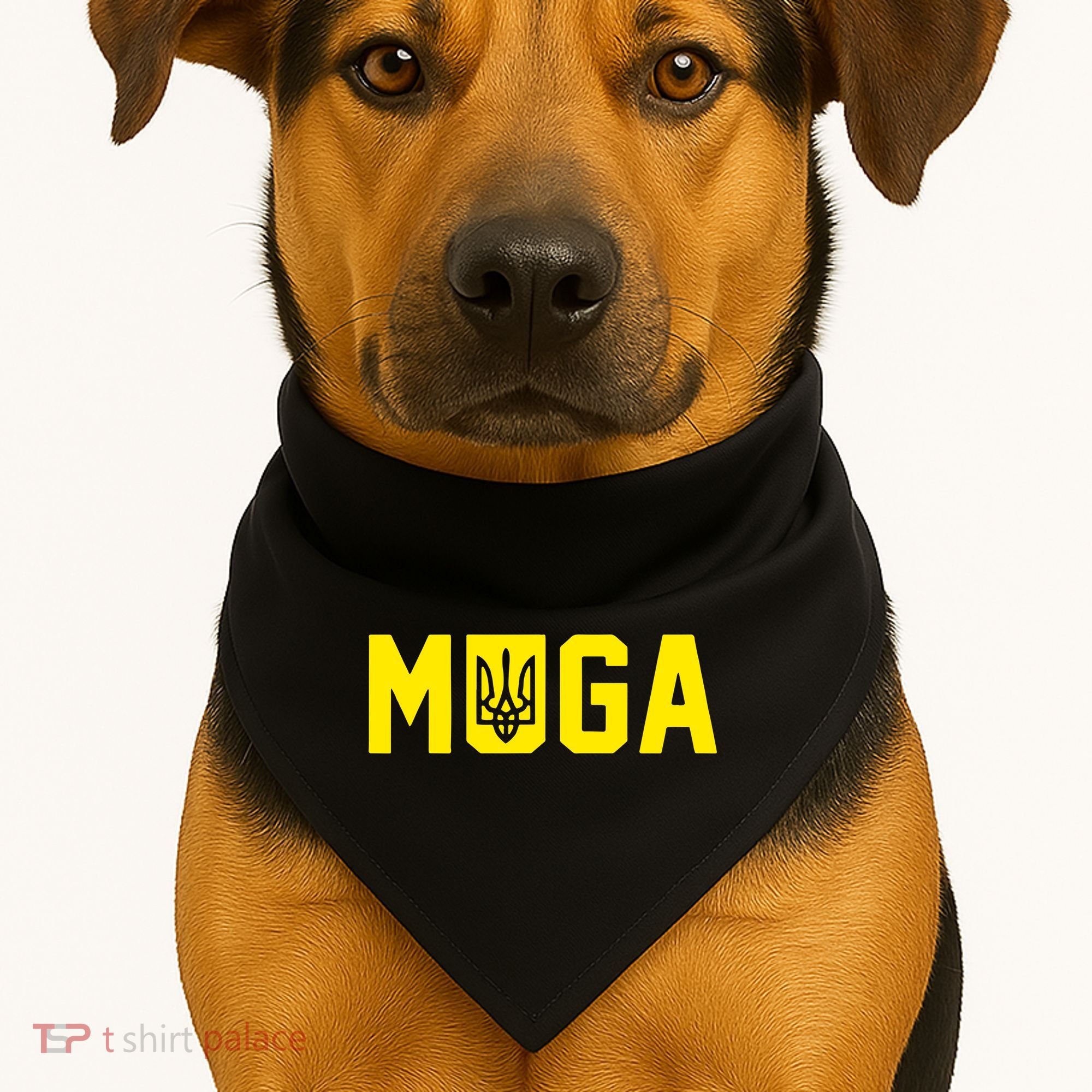 Muga Make Ukraine Great Again USA-Made Doggie Bandana