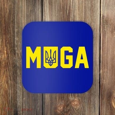 Muga Make Ukraine Great Again Coaster