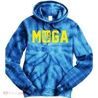Muga Make Ukraine Great Again Tie Dye Hoodie thumb 0