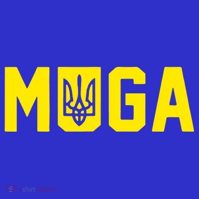 Muga Make Ukraine Great Again Women's Tri-Blend 3/4-Sleeve Raglan Shirt