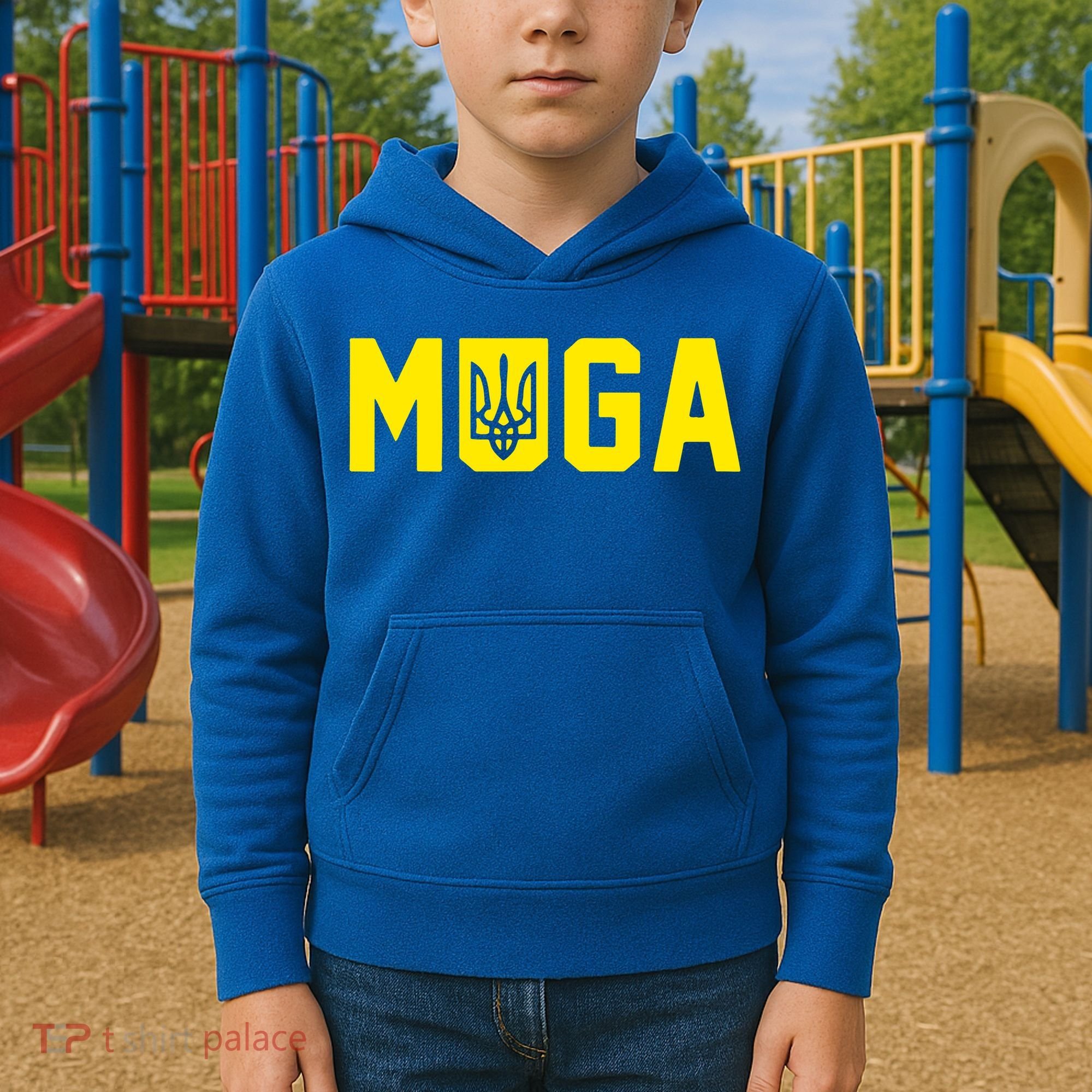 Muga Make Ukraine Great Again Kids Hoodie