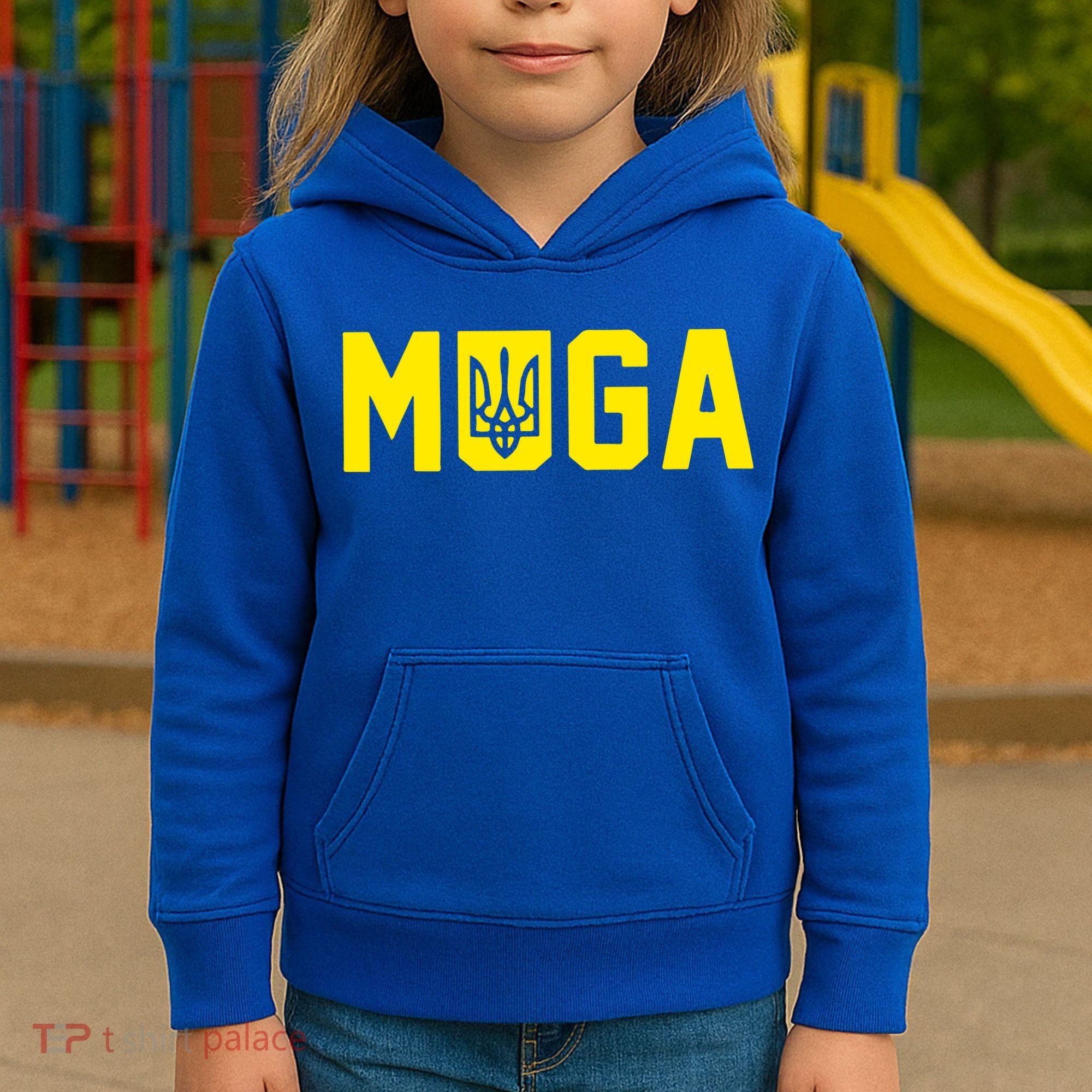 Muga Make Ukraine Great Again Kids Hoodie