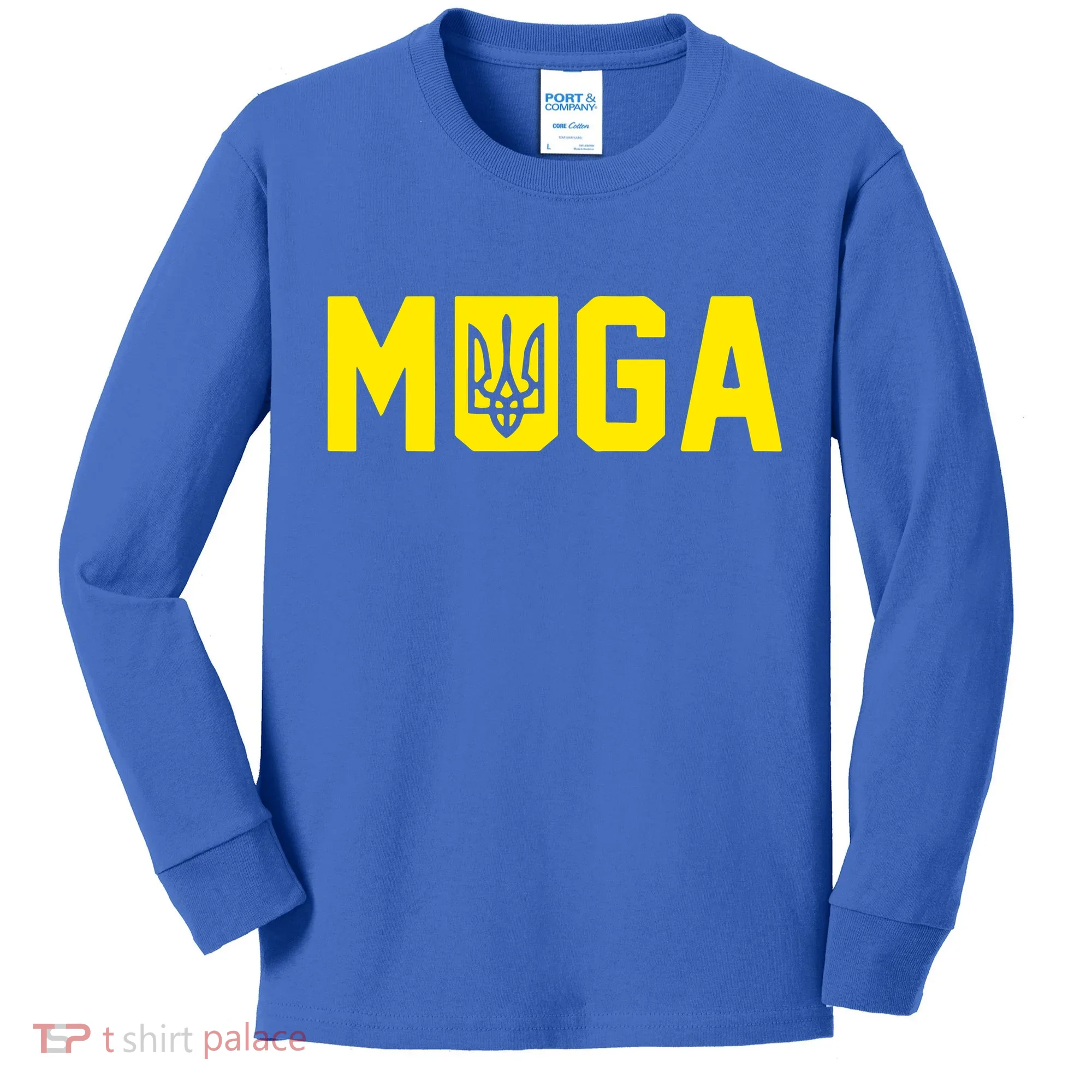 Muga Make Ukraine Great Again Kids Long Sleeve Shirt