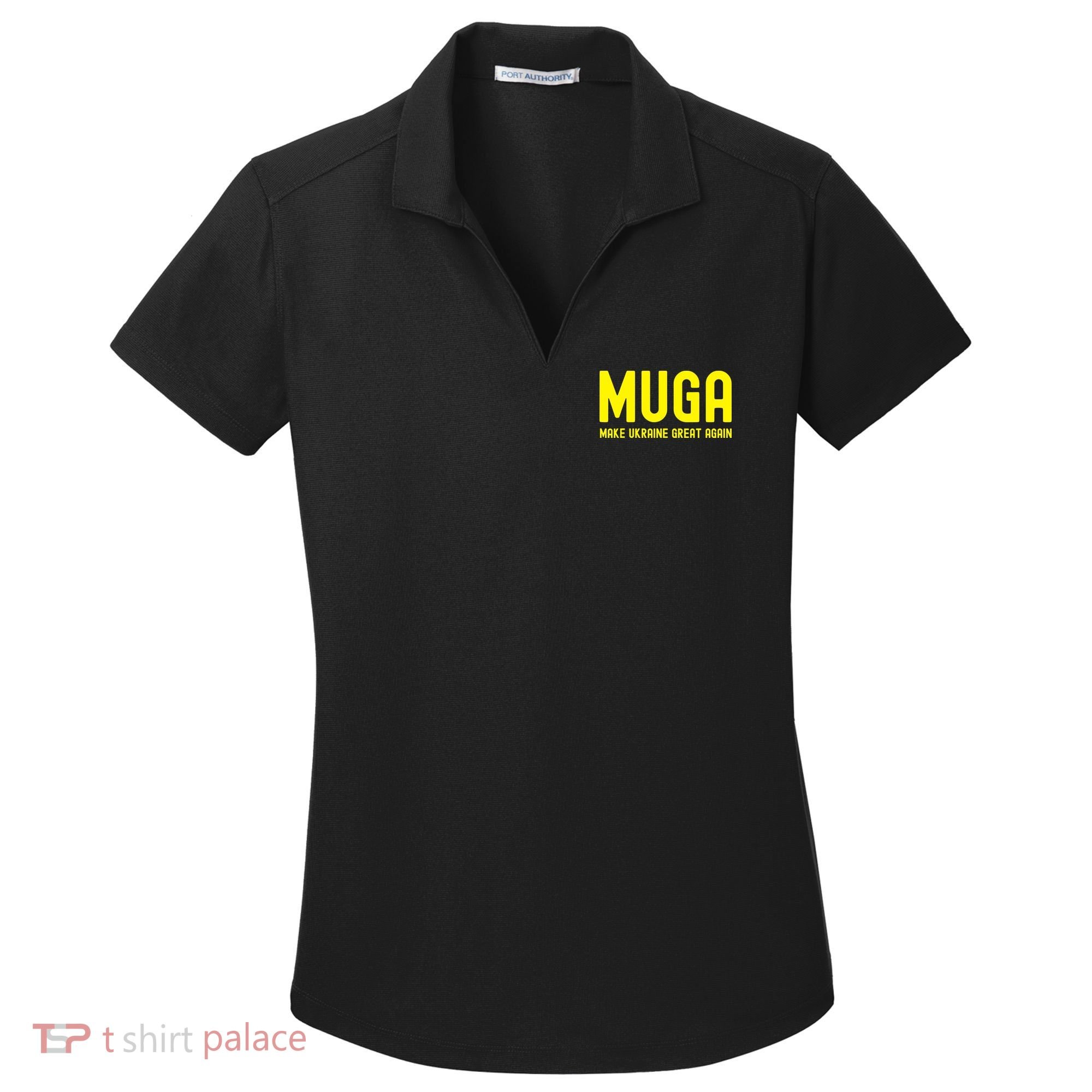 Muga Make Ukraine Great Again Women's Dry Zone Grid Polo