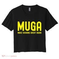 Muga Make Ukraine Great Again Women's Crop Top Tee thumb 0