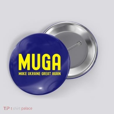 Muga Make Ukraine Great Again Button