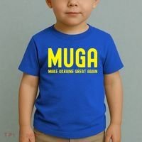 Muga Make Ukraine Great Again Toddler T-Shirt thumb 2