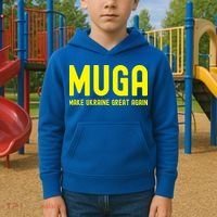 Muga Make Ukraine Great Again Kids Hoodie thumb 2