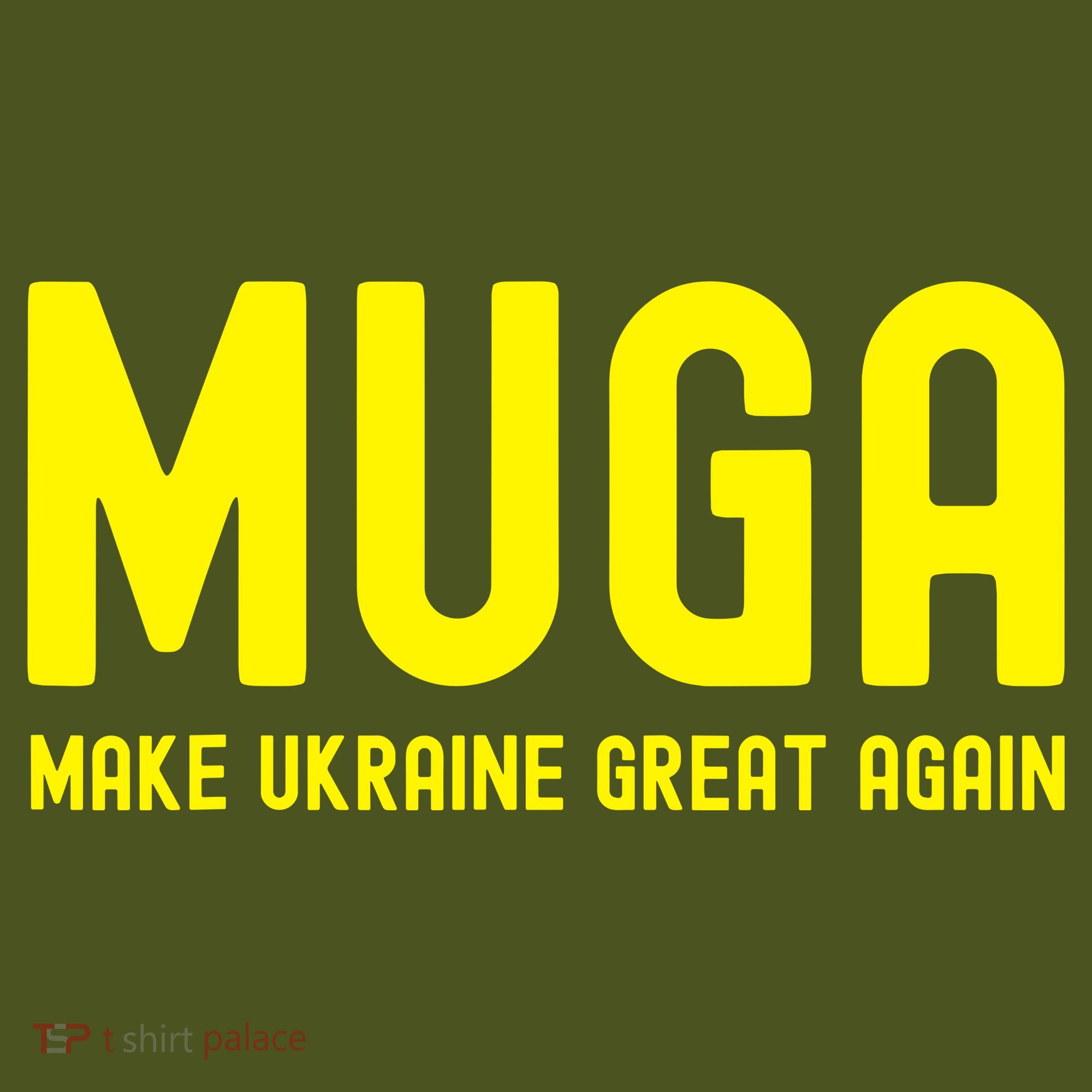 Muga Make Ukraine Great Again The Baniff Cuffed Pom Beanie