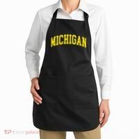 Michigan Mi Usa United States Font Apron thumb 2