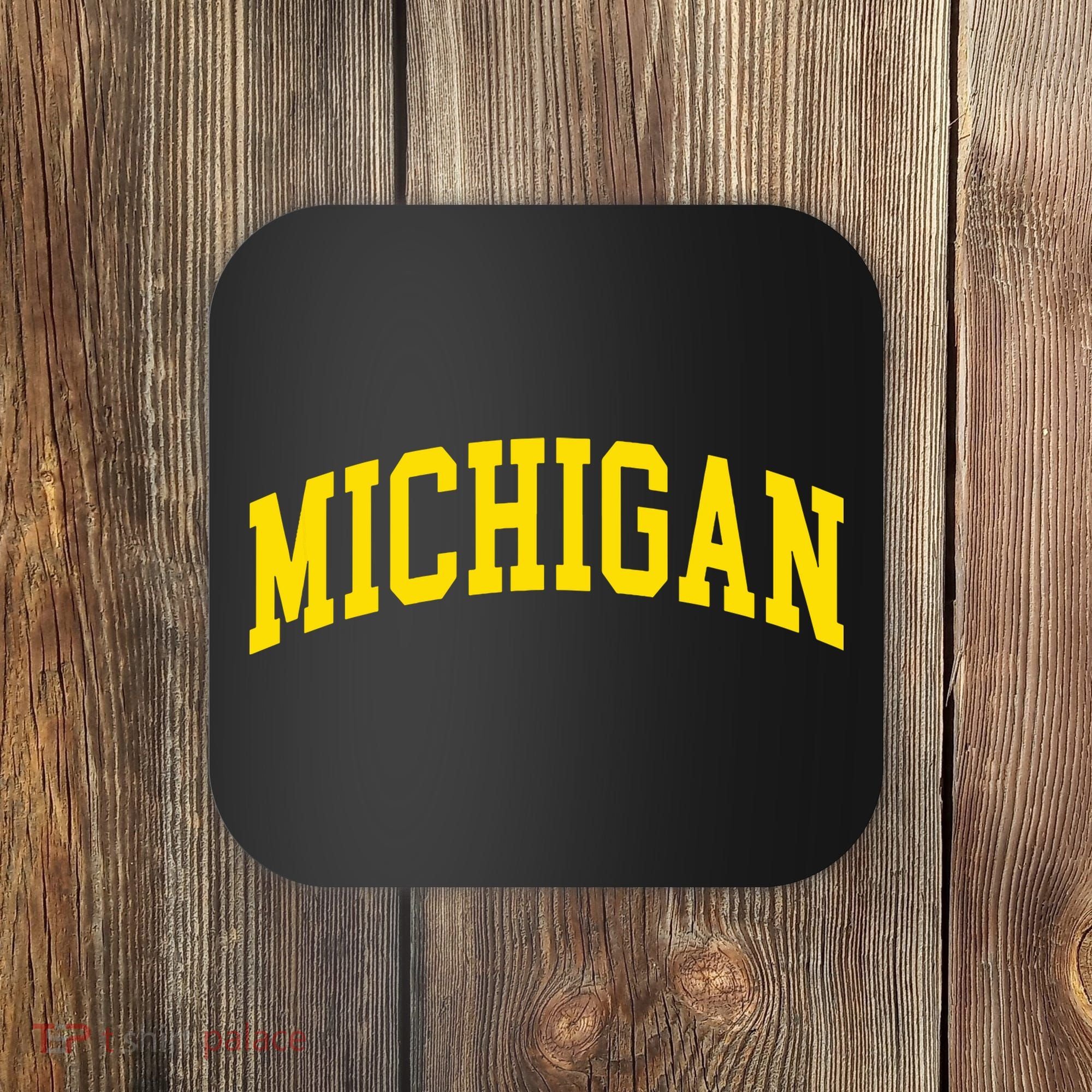 Michigan Mi Usa United States Font Coaster