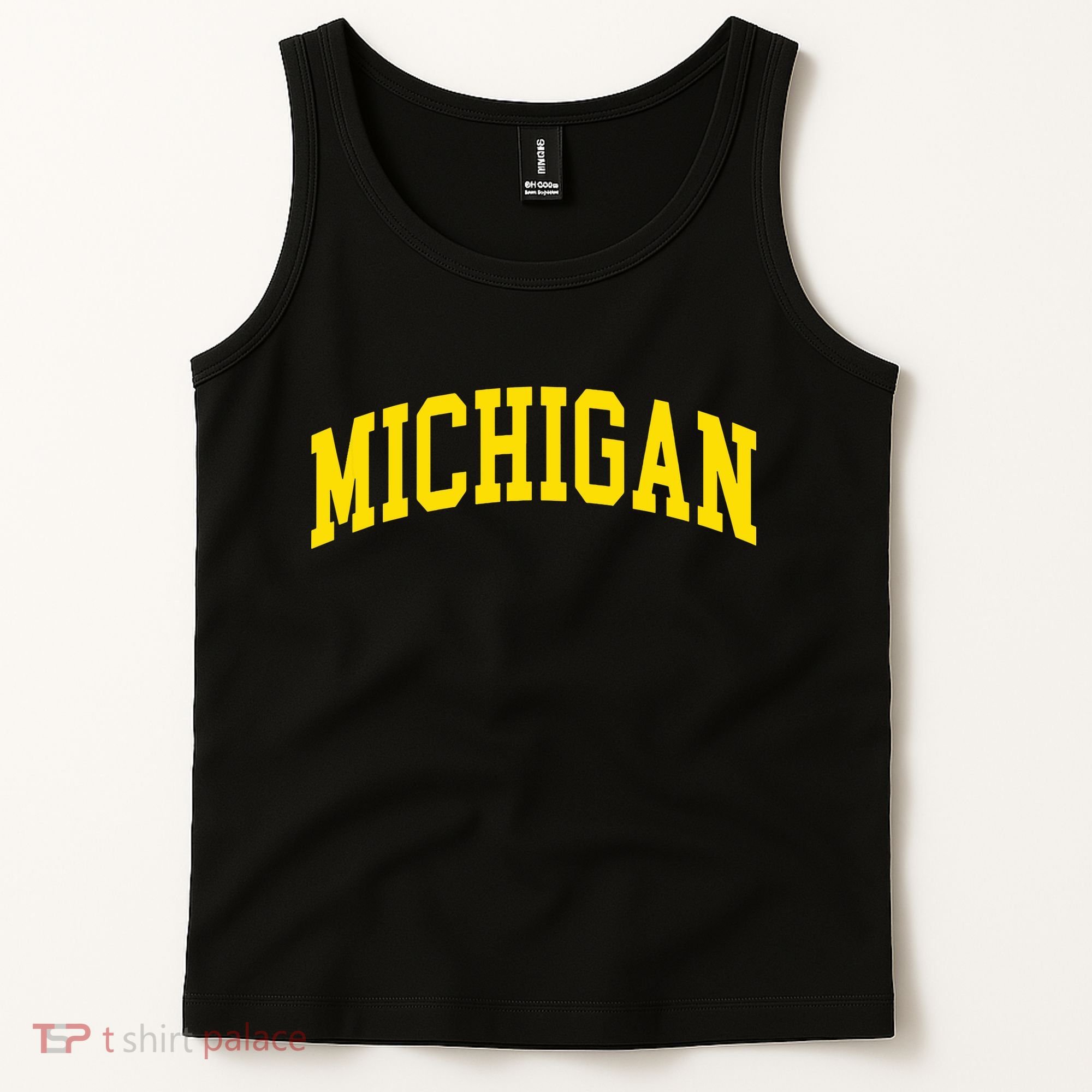 Michigan Mi Usa United States Font Tank Top