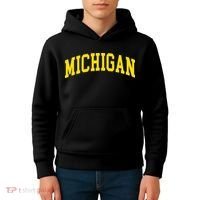 Michigan Mi Usa United States Font Kids Hoodie thumb 4