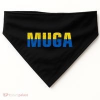 Muga Make Ukraine Great Again Ukraine Flag USA-Made Doggie Bandana thumb 0