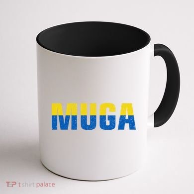 Muga Make Ukraine Great Again Ukraine Flag Coffee Mug back