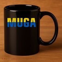 Muga Make Ukraine Great Again Ukraine Flag 11oz C Handle Ceramic Mug thumb 3