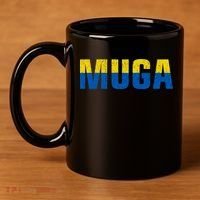 Muga Make Ukraine Great Again Ukraine Flag 11oz C Handle Ceramic Mug thumb 4