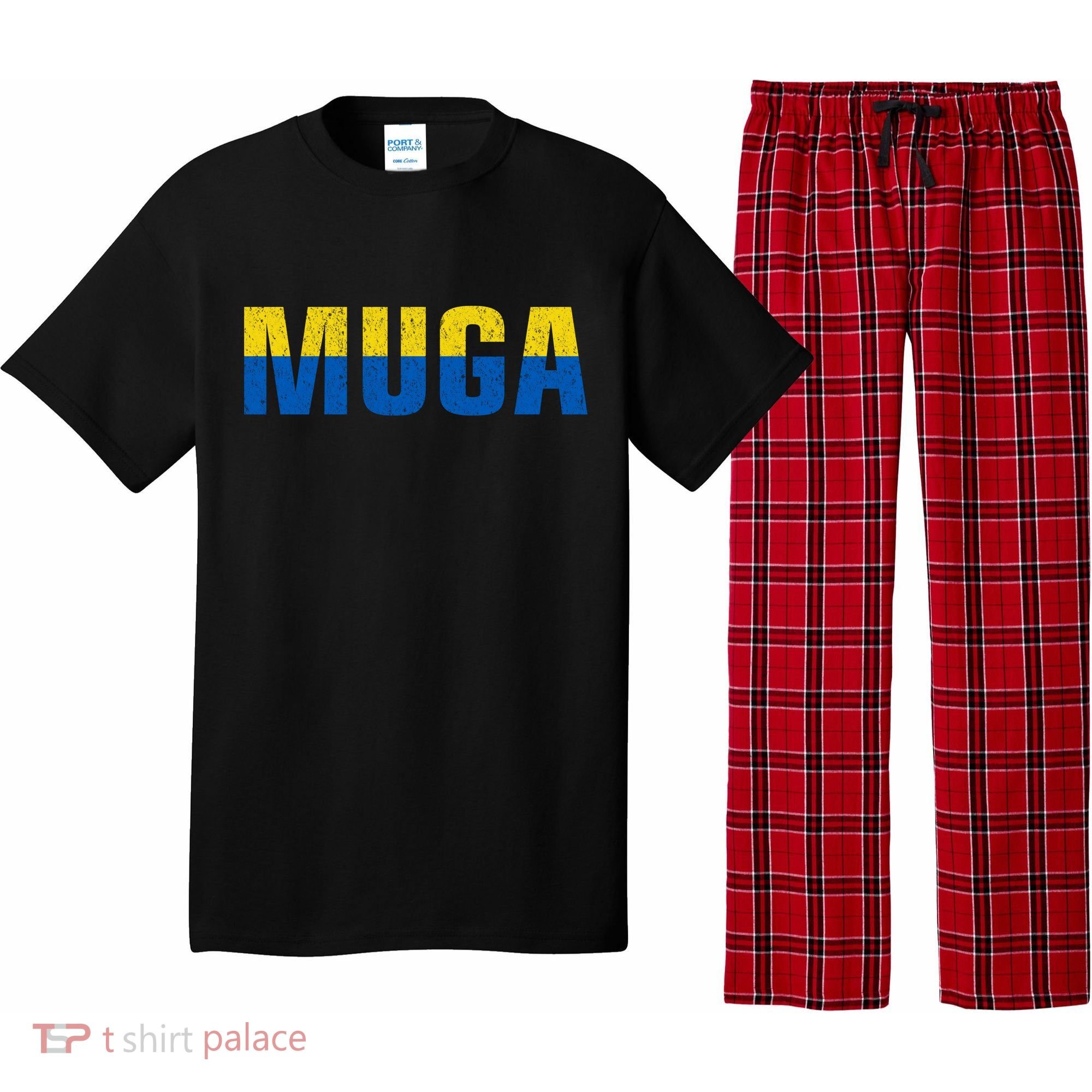 Muga Make Ukraine Great Again Ukraine Flag Pajama Set