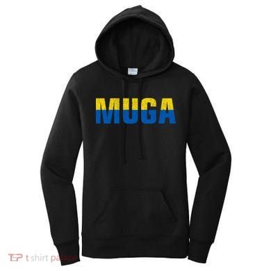 Muga Make Ukraine Great Again Ukraine Flag Women's Hoodie