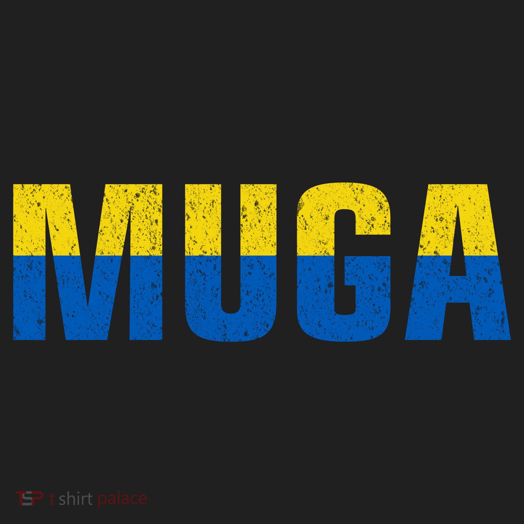 Muga Make Ukraine Great Again Ukraine Flag Golf Towel