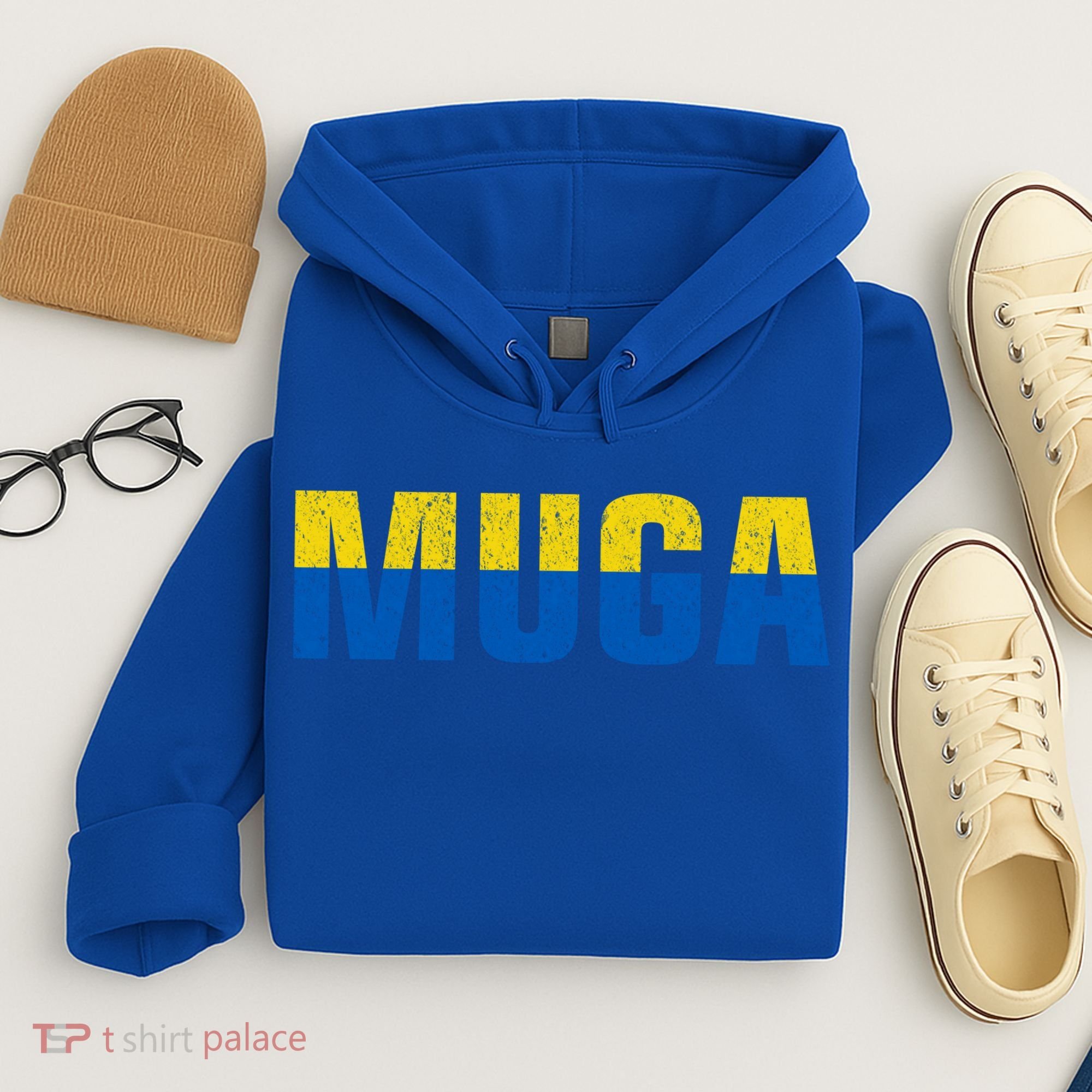 Muga Make Ukraine Great Again Ukraine Flag Hoodie