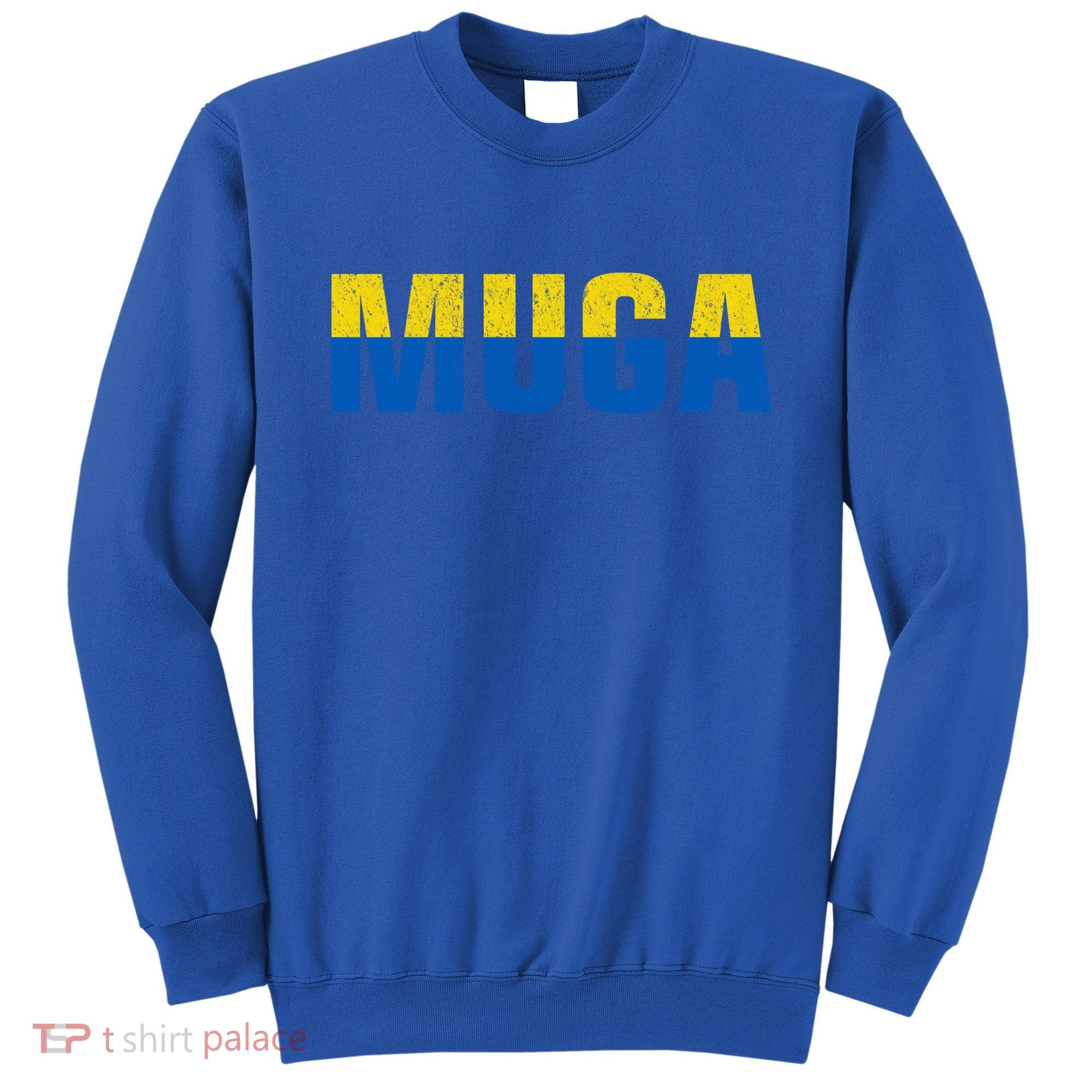 Muga Make Ukraine Great Again Ukraine Flag Sweatshirt