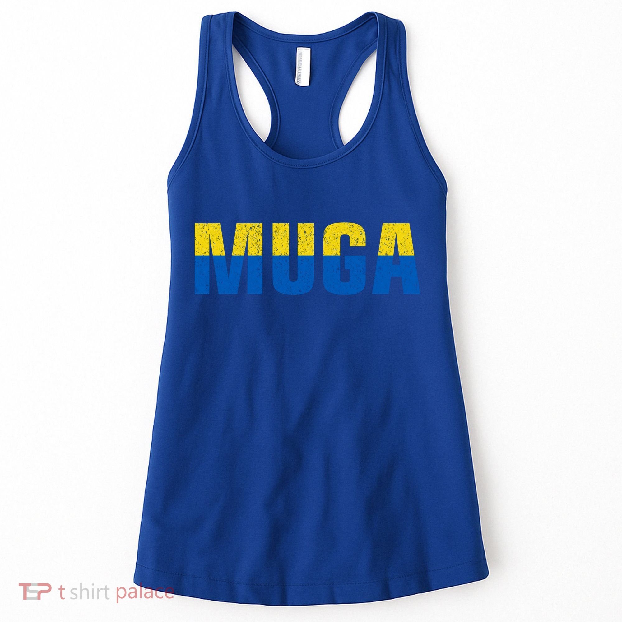 Muga Make Ukraine Great Again Ukraine Flag Women's Tank Top