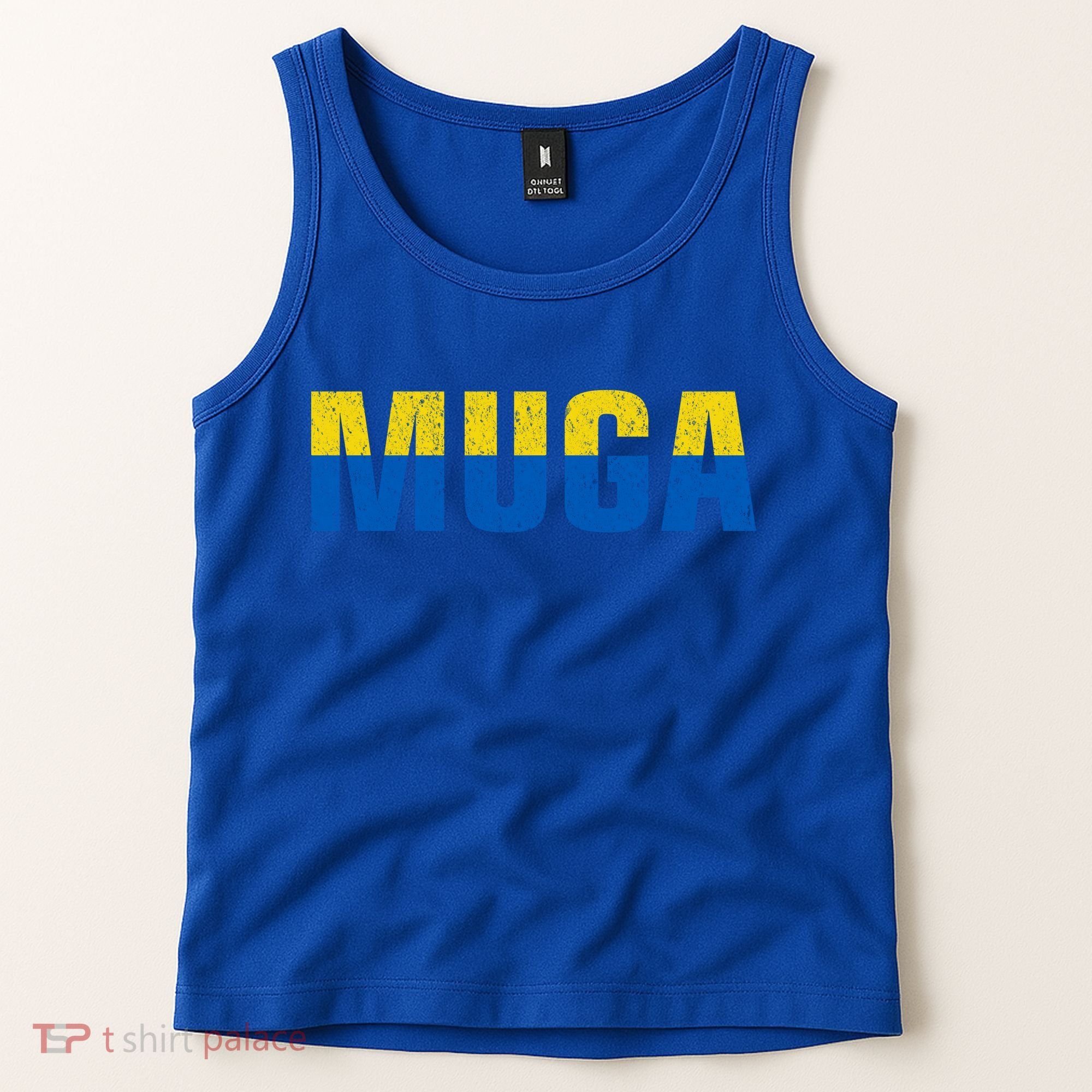 Muga Make Ukraine Great Again Ukraine Flag Tank Top
