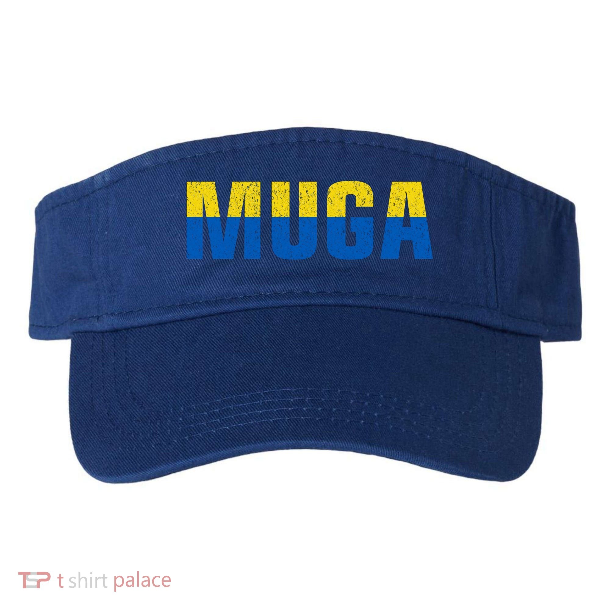 Muga Make Ukraine Great Again Ukraine Flag Visor
