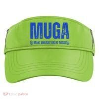 Muga Make Ukraine Great Again Support Adult Drive Performance Visor thumb 0