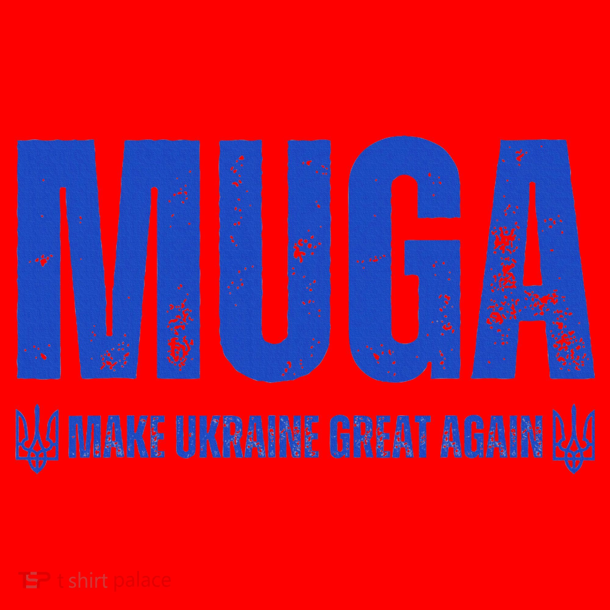 Muga Make Ukraine Great Again Support Santa Hat