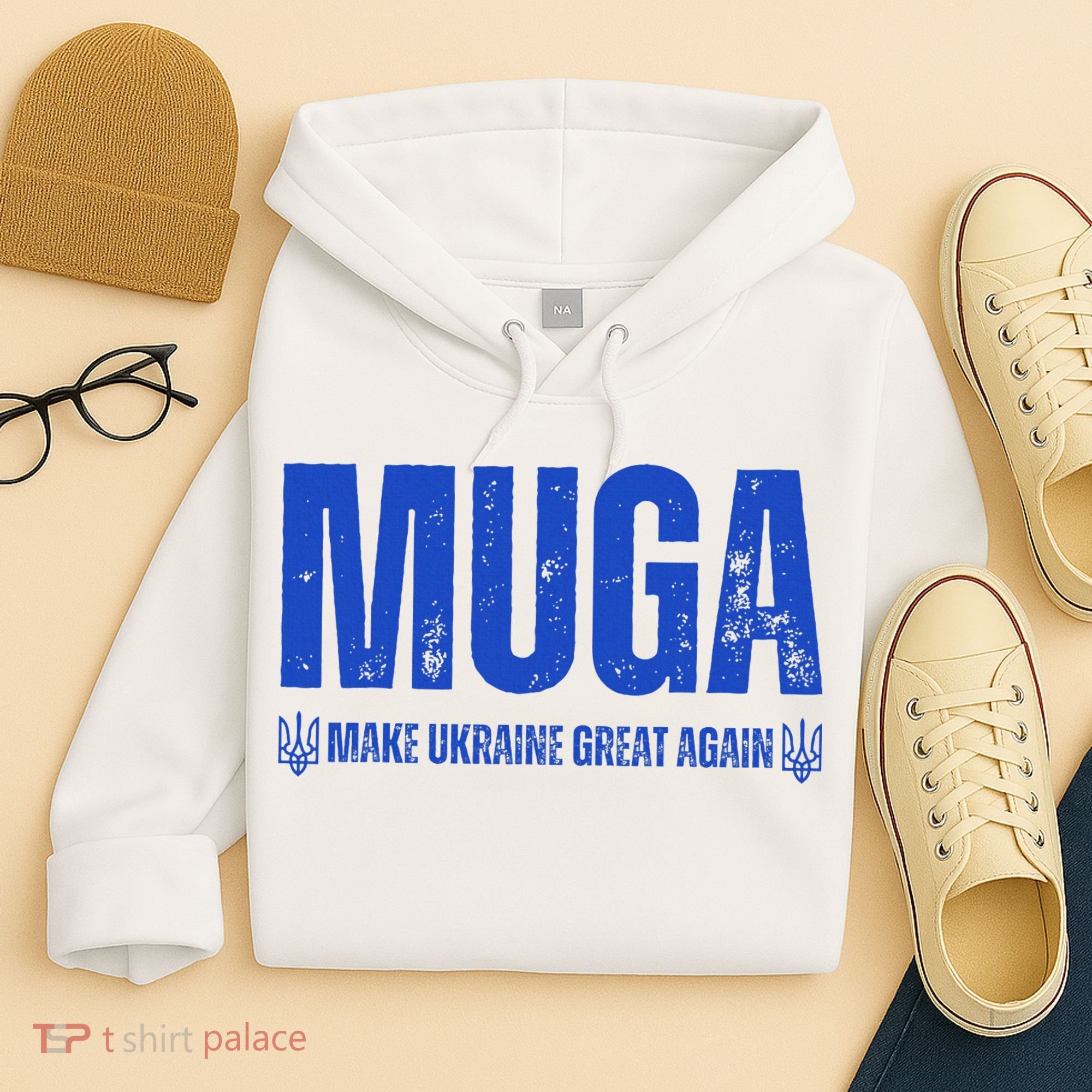 Muga Make Ukraine Great Again Support Hoodie